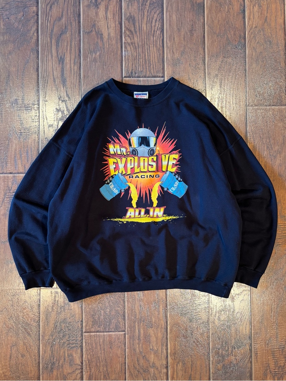 Vintage Y2K Mr. Explosive Racing Crewneck